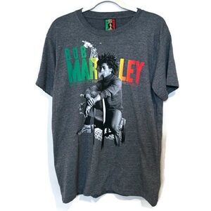 Bob Marley Jamaica Collection Gray Graphic T-Shirt